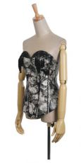 Корсет CORSET Punk Rave Y-387/BK-WH / Аниме / Косплей / Лолита / - маленькая картинка
