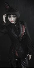 Жилет =JACKET= Punk Rave Y-362/BK - маленькая картинка
