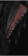 Жилет =JACKET= Punk Rave Y-362/BK - маленькая картинка