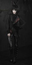 Жилет =JACKET= Punk Rave Y-362/BK - маленькая картинка