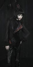 Жилет =JACKET= Punk Rave Y-362/BK - маленькая картинка
