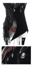 Жилет =JACKET= Punk Rave Y-362/BK - маленькая картинка