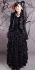 Рубашка BLOUSE Punk Rave Y-239/BK - маленькая картинка