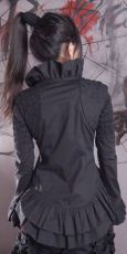 Рубашка BLOUSE Punk Rave Y-239/BK - маленькая картинка