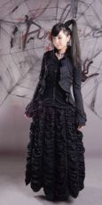 Рубашка BLOUSE Punk Rave Y-239/BK - маленькая картинка