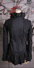 Рубашка BLOUSE Punk Rave Y-239/BK - маленькая картинка