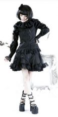 Рубашка BLOUSE Punk Rave Y-248/BK - маленькая картинка