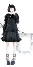 Рубашка BLOUSE Punk Rave Y-248/BK - маленькая картинка
