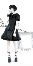 Рубашка BLOUSE Punk Rave Y-248/BK - маленькая картинка