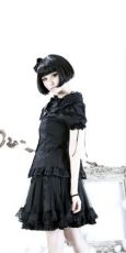 Рубашка BLOUSE Punk Rave Y-248/BK - маленькая картинка