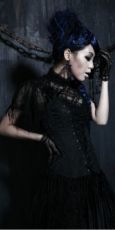 Топик TOP Punk Rave Y-398/BK - маленькая картинка