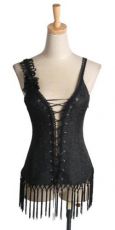 Топик TOP Punk Rave Y-398/BK - маленькая картинка