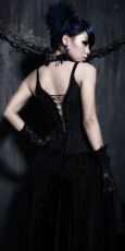 Топик TOP Punk Rave Y-398/BK - маленькая картинка