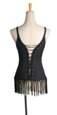 Топик TOP Punk Rave Y-398/BK - маленькая картинка