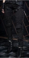 Брюки TROUSERS Punk Rave K-102/BK - маленькая картинка