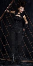 Брюки TROUSERS Punk Rave K-102/BK - маленькая картинка