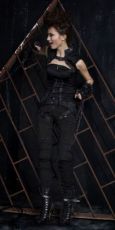Брюки TROUSERS Punk Rave K-102/BK - маленькая картинка