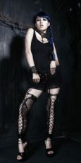 Чулки ACCESSORIES Punk Rave S-124/BK - маленькая картинка