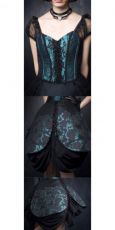 Платье DRESS Punk Rave LQ-024/BK-BL / Аниме / Косплей / Лолита / - маленькая картинка