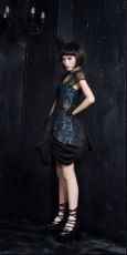 Платье DRESS Punk Rave LQ-024/BK-BL / Аниме / Косплей / Лолита / - маленькая картинка