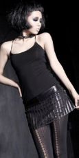 Юбка SKIRT Punk Rave Q-187/BK - маленькая картинка