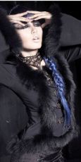 Кофта с мехом JACKET Punk Rave Y-406/BK - маленькая картинка