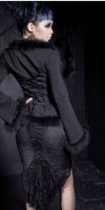 Кофта с мехом JACKET Punk Rave Y-406/BK - маленькая картинка