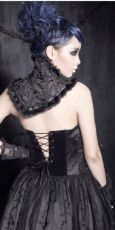 Жабо COLLAR Punk Rave S-126/BK - маленькая картинка