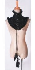 Жабо COLLAR Punk Rave S-126/BK - маленькая картинка