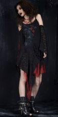 Платье DRESS Punk Rave Q-126/BK-RD / Аниме / Косплей / Лолита / - маленькая картинка