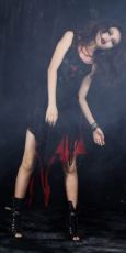 Платье DRESS Punk Rave Q-126/BK-RD / Аниме / Косплей / Лолита / - маленькая картинка