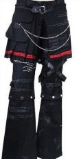Брюки TROUSERS Punk Rave K-053/BK - маленькая картинка