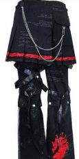 Брюки TROUSERS Punk Rave K-053/BK - маленькая картинка