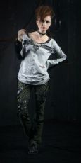Брюки TROUSERS Punk Rave K-124/GR - маленькая картинка