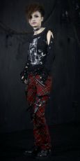 Брюки TROUSERS Punk Rave K-124/RD - маленькая картинка