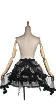 Юбка + накидка SKIRT Punk Rave LQ-054/BK - маленькая картинка