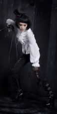 Блузка c жабо BLOUSE Punk Rave LY-004/WH - маленькая картинка
