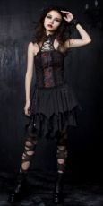 Платье DRESS Punk Rave Q-088/BK-RD / Аниме / Косплей / Лолита / - маленькая картинка