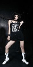 Платье DRESS Punk Rave Q-180/BK - маленькая картинка