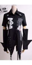 Рубашка BLOUSE Punk Rave Y-035/BK - маленькая картинка
