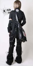 Рубашка BLOUSE Punk Rave Y-035/BK - маленькая картинка