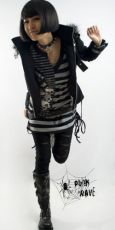 Куртка JACKET Punk Rave Y-264/BK - маленькая картинка