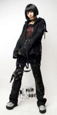 Куртка JACKET Punk Rave Y-268/BK-GY - маленькая картинка