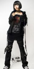 Куртка JACKET Punk Rave Y-268/BK-GY - маленькая картинка