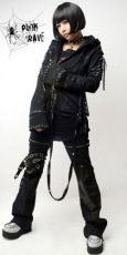 Куртка JACKET Punk Rave Y-268/BK-GY - маленькая картинка