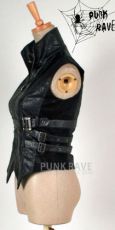 Жилет JACKET Punk Rave Y-347/BK - маленькая картинка