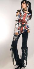 Брюки Trousers Punk Rave K-078/BK - маленькая картинка