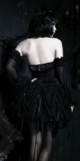 Юбка SKIRT Punk Rave LQ-055/BK - маленькая картинка