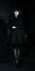 Пальто Coat Punk Rave LY-024/BK - маленькая картинка