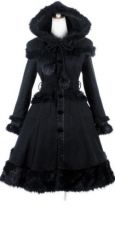 Пальто Coat Punk Rave LY-024/BK - маленькая картинка